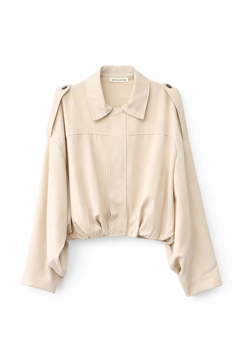 Beige Oversized Jasje