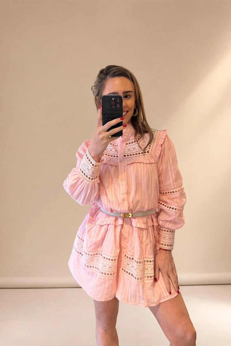 Elegant roze jurkje
