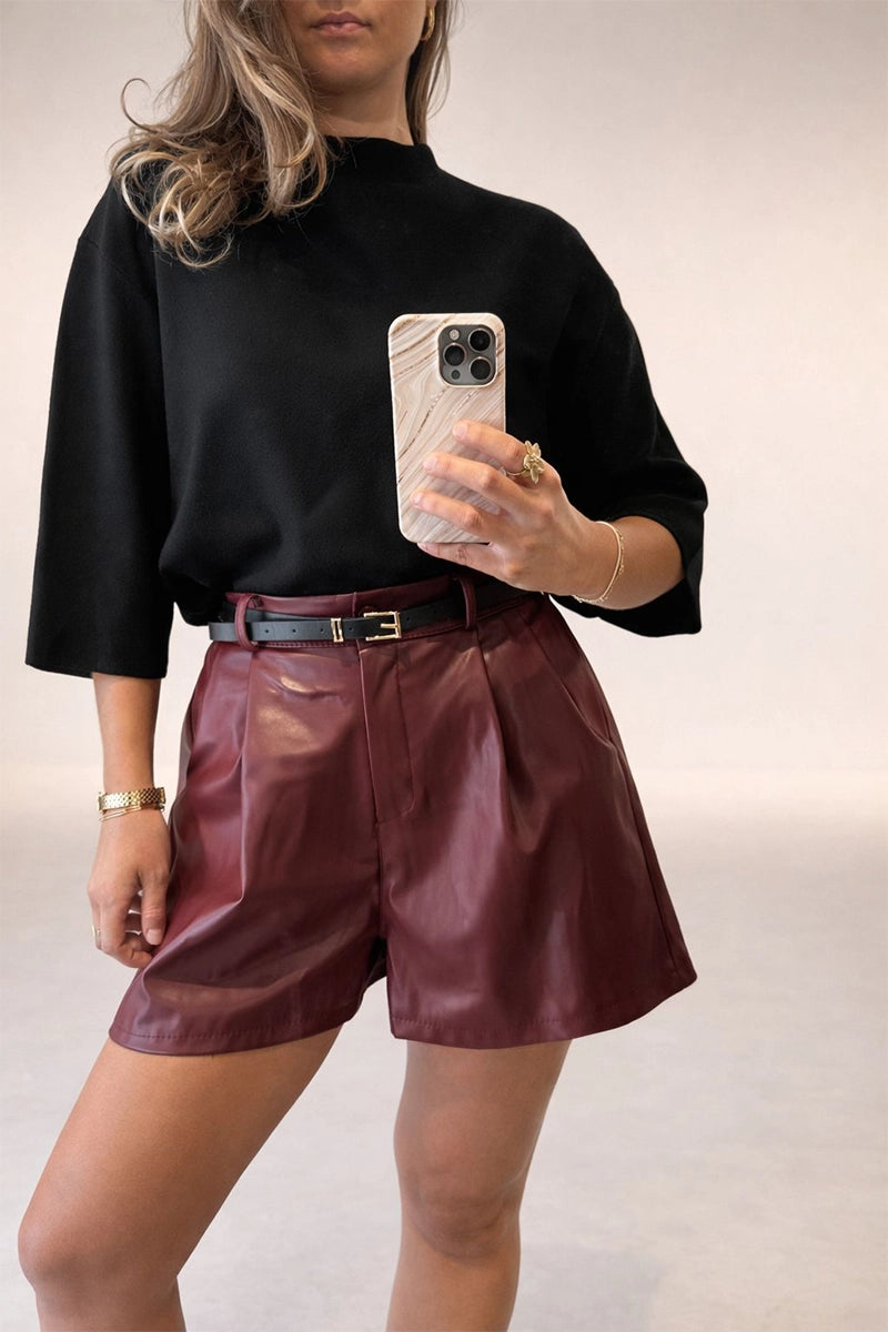 PU leather look