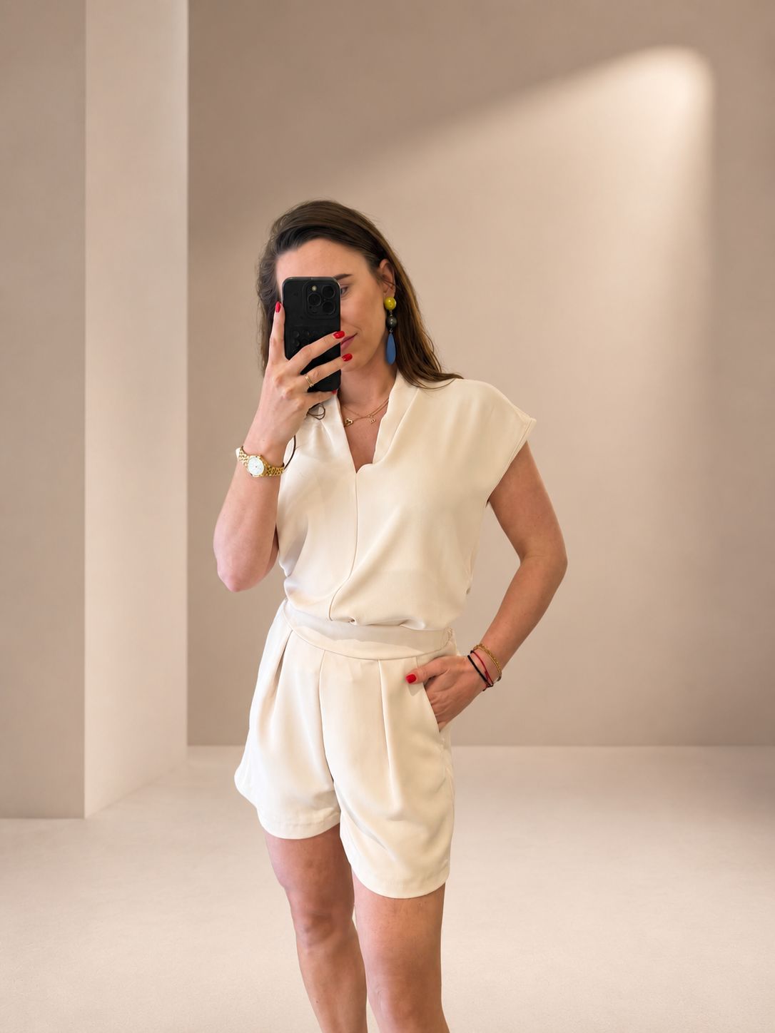 Molly top beige